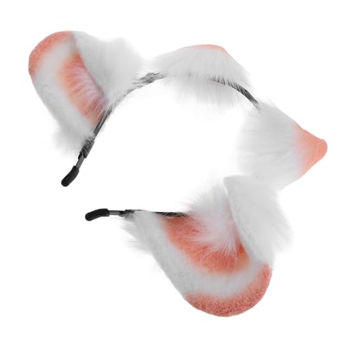 EPIGEIST Kids Schaf Kostüm Tierohren Und Hörner Haarreif Für Halloween Weihnachten Und Themenpartys Handgefertigte Cosplay Accessoires Orange Und Weiß von EPIGEIST