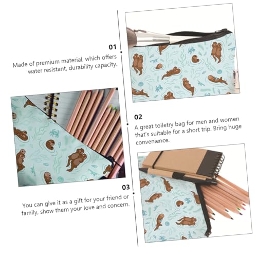 EPIGEIST Kosmetiktasche Tier Motiv Tragbarer Kulturbeutel mit Reißverschluss Stehender Make up Organizer für Damen Herren und Jugendliche Vielseitige Reise Toilettenartikel aufbewahrung von EPIGEIST