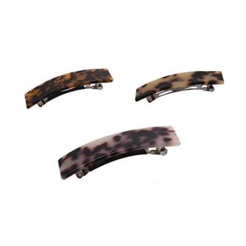 EPIGEIST Kreative Acryl Haarklammern für Damen Klassische Einreihige Haarspangen in Kaffee Modische Haarschmuck accessoires Leichte und Langlebige Haarnadeln für Alltag und Reisen von EPIGEIST