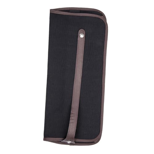 EPIGEIST Leinwand Stifterolle Fächer Pencil Wrap Roll Mäppchen Tragbar für Künstler Schüler Platzsparend Schützend mit Individuellem Fachdesign für Buntstifte und Zeichenstifte von EPIGEIST