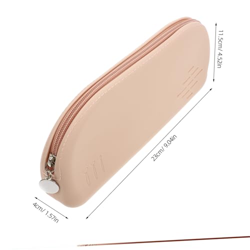 EPIGEIST Makeup Organizer Bag Silikon Kosmetiktasche mit Reißverschluss Tragbarer Pinselhalter Reise Makeup Brush Case für Damen und Unterwegs Langlebig und Kompakt von EPIGEIST