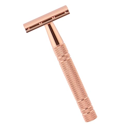 EPIGEIST Manueller Bart Rasierer Doppelklingen Rasierwerkzeug für Präzise Rasuren Geeignet für Gesicht Körper Augenbrauen und Achselhaare Langlebig und Gründlich für Sanfte Pflege von EPIGEIST