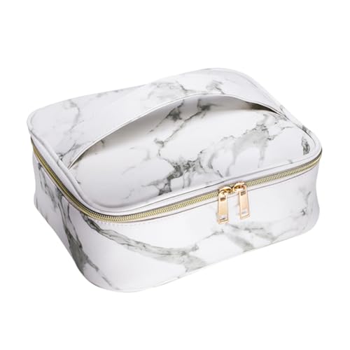 EPIGEIST Marble Muster Kosmetiktasche Leicht Reisefreundlich mit Robustem Reißverschluss und Langlebigem Multifunktionale Schminktasche für Unterwegs Tragbare Kulturbeutel für Damen und von EPIGEIST