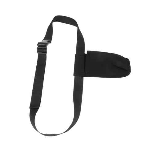 EPIGEIST Massager Essential Oil Waist Bag Langlebige Aufbewahrungstasche für Massageölflaschen Modisches Design Leichter Flaschenschutz Praktischer Organizer für Massagebedarf Schwarz von EPIGEIST