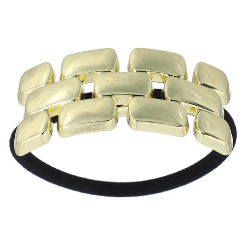 EPIGEIST Metall-haarband Einzigartig Strukturiert Elastisch Für Frauen Stilvolles Haargummi- -armband Dekoratives Haar-accessoire von EPIGEIST