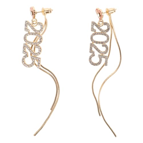 EPIGEIST Modische Alloy Ohrringe Damen Hängende Zahlen design mit Anhänger Stilvolle Zarte Ohrringe Passend für Party und Alltag von EPIGEIST