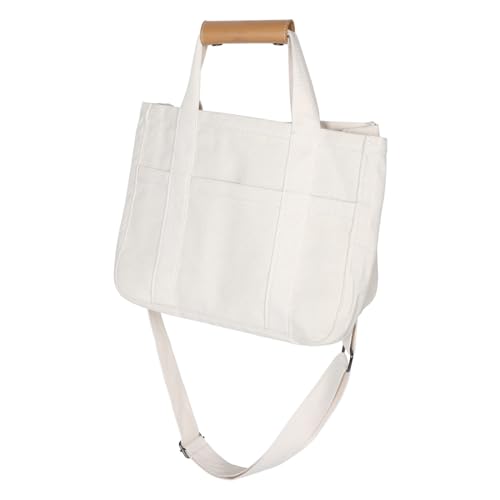 EPIGEIST Multifunktionale Mom Tote Bag für Frauen Große Canvas Wickeltasche mit Vielen Fächern Vielseitige Umhänge und Handtasche Geräumige und Kinderwagen Tasche Praktischer Utility Tote von EPIGEIST
