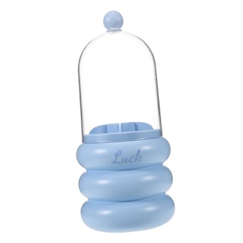 EPIGEIST Multifunktionaler Rotierender Make-up-pinsel-organizer Mit Transparentem Deckel, Make-up-organizer Auf Der Arbeitsplatte Für Waschtisch Und Badezimmer von EPIGEIST