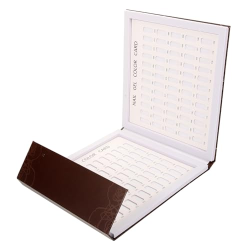 EPIGEIST Nail Color Display Buch mit Fächern Nagelkunst Farbkarte für Gel Nagellack Nail Art Board Werkzeug Nageldesign Präsentation von EPIGEIST