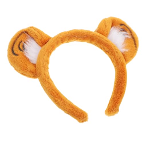 EPIGEIST Niedliches Tiger Ohr Haarband für Mädchen Cartoon Design Verspieltes Kostümzubehör Frauen Stirnband Party Fasching Make Up Waschgesicht Accessoire von EPIGEIST