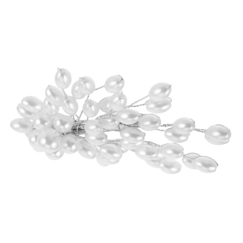EPIGEIST Perlen Haarspange Weißer Brautschmuck Handgefertigt Vielseitig Für Hochzeit Party Leicht Und Komfortabel Damen Haarschmuck von EPIGEIST