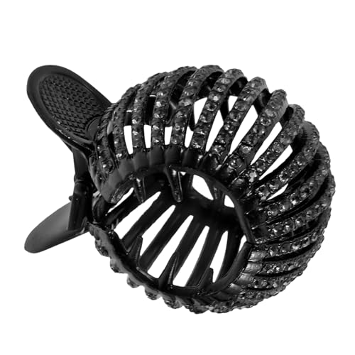 EPIGEIST Ponytail Haarklammer mit Funkelnden Strasssteinen Großer Haarhalter für Damen und Mädchen Robuster Krallenkamm für Eleganten Pferdeschwanz und Stilvolle Hochzeitsfrisuren von EPIGEIST