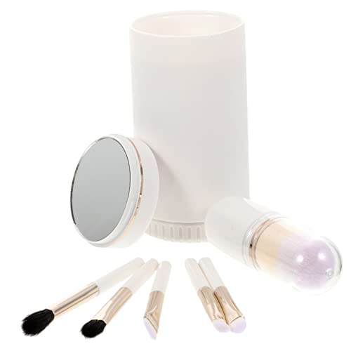 EPIGEIST Profi Make Up Pinselset mit Spiegel Weiche Kunstfaser Schminkpinsel für Gesicht Langlebig und Tragbar mit Organizer Geeignet für Reise Alltag und Professionelle Anwendung von EPIGEIST