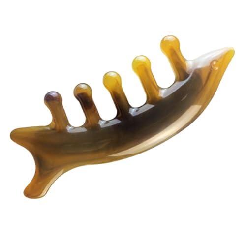 EPIGEIST Resin Haar Kamm mit Breiten Zähnen Statikfrei Langlebig und Tragbar Kopfhaut Massagekamm zur Entspannung und Schuppenentfernung Geeignet für Männer und Frauen von EPIGEIST