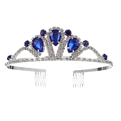 EPIGEIST Retro Haarschmuck Brautkrone mit Funkelnden Strasssteinen und Perlen Tiara Stirnband für Damen Farbige Hochzeit Kopfbedeckung Stilvolles Brautaccessoire EPIGEIST Retro Haarschmuck Brautkrone mit Funkelnden Strasssteinen und Perlen Tiara Stirnband für Damen Farbige Hochzeit Kopfbedeckung Stilvolles Brautaccessoire von EPIGEIST
