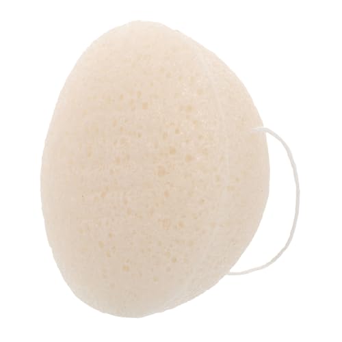 EPIGEIST Sanfter Halbkreisförmiger Gesichtsschwamm aus Weißem Konjak für Schonendes Peeling Make up entfernung und Porentiefe Reinigung Geeignet für Frauen Männer und Empfindliche Haut von EPIGEIST