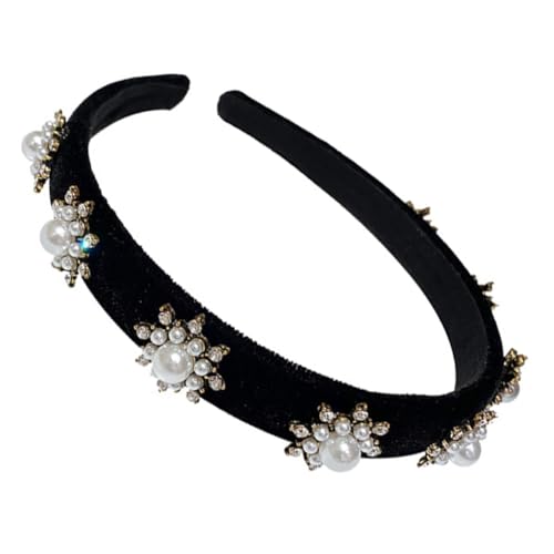 EPIGEIST Schwarzes Party Haarreif mit Schneeflocken design Modischer Kopfschmuck für Frauen Langlebiges Material für Festliche Anlässe und Stilvolle Partys von EPIGEIST