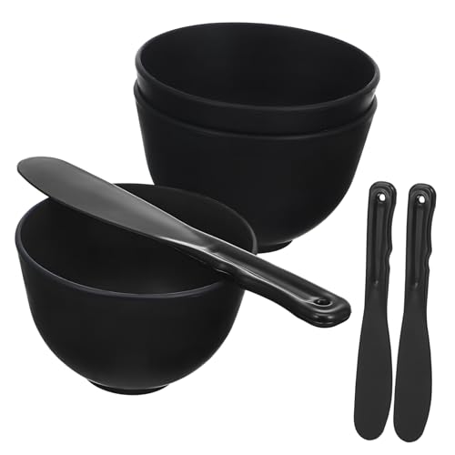 EPIGEIST Silikon Rührschüssel mit Spatel Tiefes Design für Effizientes Mischen von DIY Gesichtsmaske Wiederverwendbarer Hautpflege Behälter für Gleichmäßiges Auftragen Wiederverwendbar von EPIGEIST