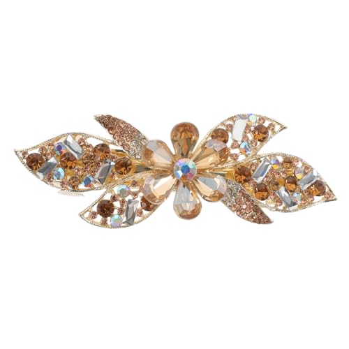 EPIGEIST Strassblumen Haarspange Damen Eleganter Haarklammer Fester Griff Für Dickes Haar Für Party Hochzeit Alltag von EPIGEIST