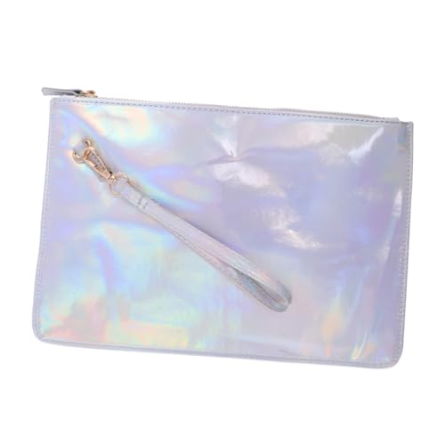 EPIGEIST Stylische Damen Umhängetasche aus Spiegelndem PU Material Modische Envelope Bag mit Schillerndem Farbverlauf Kompakt und Leicht für Alltag Party Shopping und Dating Geeignet von EPIGEIST