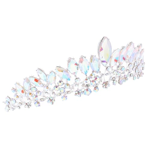 EPIGEIST Tiara Krone für Damen Funkelnde Strasskrone Braut Accessoire für Hochzeiten Partys und Bühnenauftritte aus Robustem Leicht Tragbar Verformbar EPIGEIST Tiara Krone für Damen Funkelnde Strasskrone Braut Accessoire für Hochzeiten Partys und Bühnenauftritte aus Robustem Leicht Tragbar Verformbar von EPIGEIST