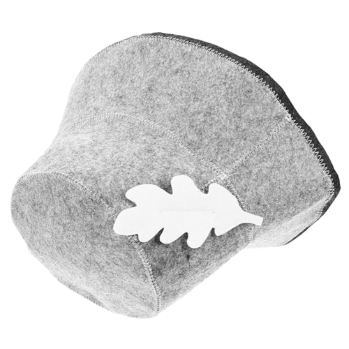 EPIGEIST Saunahut Aus Filz Für Damen Und Herren Tragbare Wasserabsorbierende Kopfbedeckung Für Sauna Und Spa Schützt Vor Überhitzung Und Schont Die Haare Für Reisen von EPIGEIST