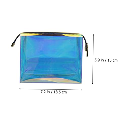 EPIGEIST Transparente Kosmetiktasche Leichte Schminktasche Reise Organizer Wiederverwendbar Handlich für Kosmetik Lippenstift Zahnbürste Tägliche Pflege von EPIGEIST
