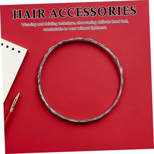 EPIGEIST Vintage Damen Haarreif mit Wellenmuster Rutschfester Metall Haarreifen mit Gedrehtem Design Minimalistischer Crown Stil für Make Up Gesichtswäsche und Alltag Retro Haaraccessoire von EPIGEIST