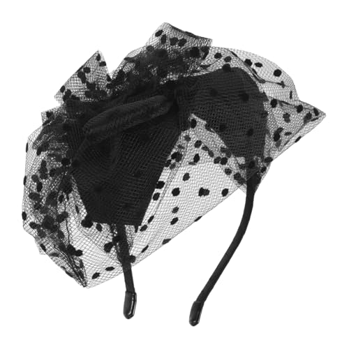 EPIGEIST Vintage Polka Dot Fascinator Haarband Mit Spitzen-netz Für Hochzeiten Und Partys Elegantes Kopfschmuck-accessoire Für Damen Für Formelle Anlässe Und Tea Parties von EPIGEIST