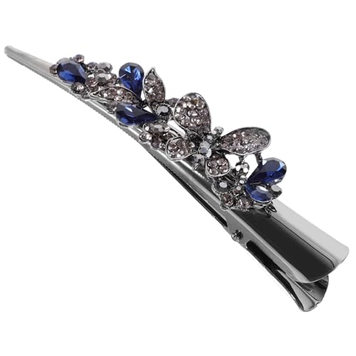 EPIGEIST Vintage Haarklammer mit Strass Schleife Große Damen Haarspange für Verschiedene Frisuren Robustes Design Leicht und Rutschfest Eleganter Haarschmuck für Alltag und von EPIGEIST