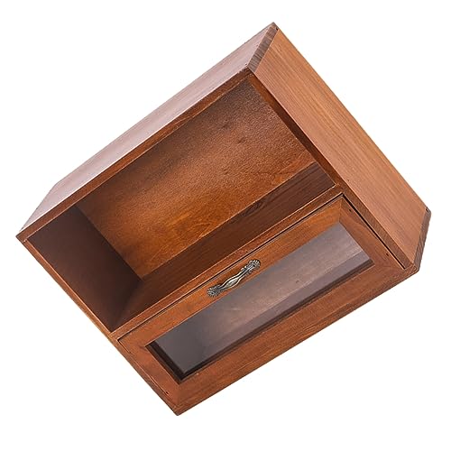 EPIGEIST Vintage Holz Kosmetik Aufbewahrungsregal 2 Stück Tassen Organizer Make Up Regal für Badezimmer Schlafzimmer mit Eleganter Präsentation von EPIGEIST