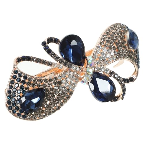 EPIGEIST Wasserdichter Haarschmuck Damen Strass Haarklammer Ponytail Clip mit Schleifen design Modisch Elegant für Frauen Mädchen von EPIGEIST