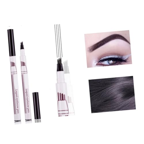 EPIGEIST Wasserfester Augenbrauenstift mit Vierzackiger Spitze Dünne Micro für Natürliche Langlebige Augenbrauen Schnelltrocknend und Schweißresistent für Präzises Make Up bei Frauen von EPIGEIST