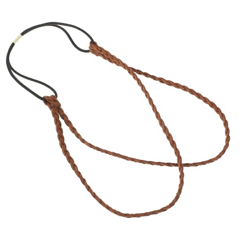 EPIGEIST Zweilagiges Handgeflochtenes Stirnband aus Mikrofaser in Elastisch Verstellbar Modisches Haarband für Sport Freizeit und Party Geeignet für Damen und Mädchen von EPIGEIST