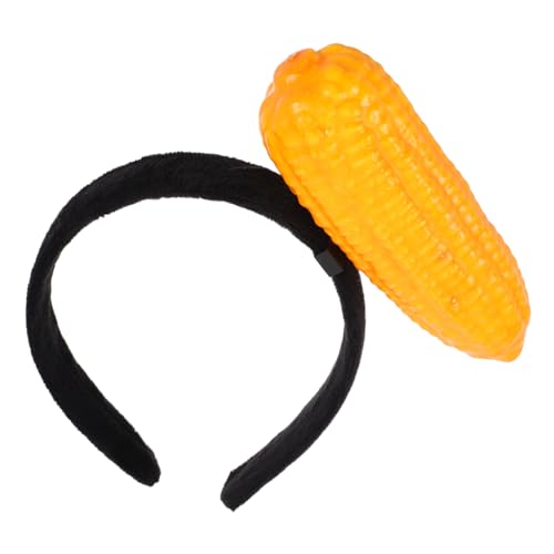 EPIGEIST Haarreif Aus Plüsch Mit Maismotiv Lustiges Haar-accessoire Für Partys Geburtstage Und Festivals Weiches Partyzubehör Aus -design von EPIGEIST