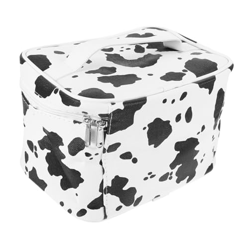 EPIGEIST wasserdichte Kosmetiktasche mit Großem Fassungsvermögen Tragbare Kulturbeutel mit Kuhmuster Multifunktionale Reise Waschtasche für Damen und Herren Leicht zu Reinigen Modisches von EPIGEIST