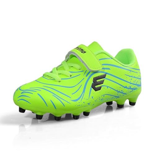 EPIMENO Fußballschuhe für Jungen und Mädchen Unisex Outdoor-Soccer-Cleats strapazierfähige Feste Boden-Stiefel von EPIMENO