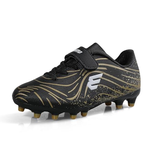 EPIMENO Fußballschuhe für Jungen und Mädchen Unisex Outdoor-Soccer-Cleats strapazierfähige Feste Boden-Stiefel von EPIMENO