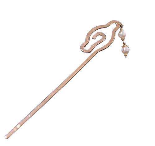 Haarstab, chinesische Haarnadel, Haarstäbchen, Haarstäbchen, 1 Stück Haarstäbchen for Dutts, Kunstperlen-Haarstäbchen, elegante Haarnadeln, traditionelle klassische Essstäbchen von EQEQE