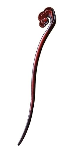 Haarstab, chinesische Haarnadel, Haarstäbchen, Haarstäbchen, Haarstäbchen aus Holz for Dutts, Haarstäbchen. Einfache, elegante Haarnadeln, chinesische klassische Holzstäbchen(Style 19) von EQEQE