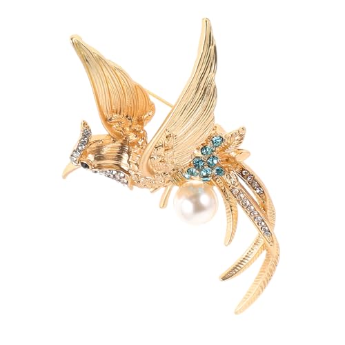 Silberbrosche, Kristall-Anstecknadel, Unisex-Vogelbrosche, Schmuck, Anstecknadeln for Frauen, Metall-Tierbrosche mit Strasssteinen Silberbrosche, Kristall-Anstecknadel, Unisex-Vogelbrosche, Schmuck, Anstecknadeln for Frauen, Metall-Tierbrosche mit Strasssteinen von EQEQE