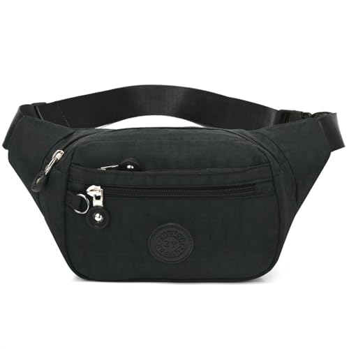 EQFOPJQM Bauchtasche Damen Frauen Tailentasche 2-Pack Mit Großer Kapazität Sport Praktischer Verschleiß-resistentes Wasserdichtes Waschanweis-schwarz EQFOPJQM Bauchtasche Damen Frauen Tailentasche 2-Pack Mit Großer Kapazität Sport Praktischer Verschleiß-resistentes Wasserdichtes Waschanweis-schwarz von EQFOPJQM