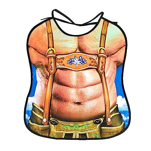 EQLEF Lätzchen Erwachsene Lustig, Lustige Lätzchen für Männer Frauen Waschbar Lätzchen für Erwachsene Lustig Kleiderschutz Erwachsene für Party Geschenke (B) von EQLEF