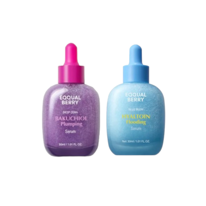 EQQUALBERRY - Bakuchiol Plumping Serum - 30ml (1ea) + Hyaltoin Flooding Serum - 30ml (1ea) Set von EQQUALBERRY