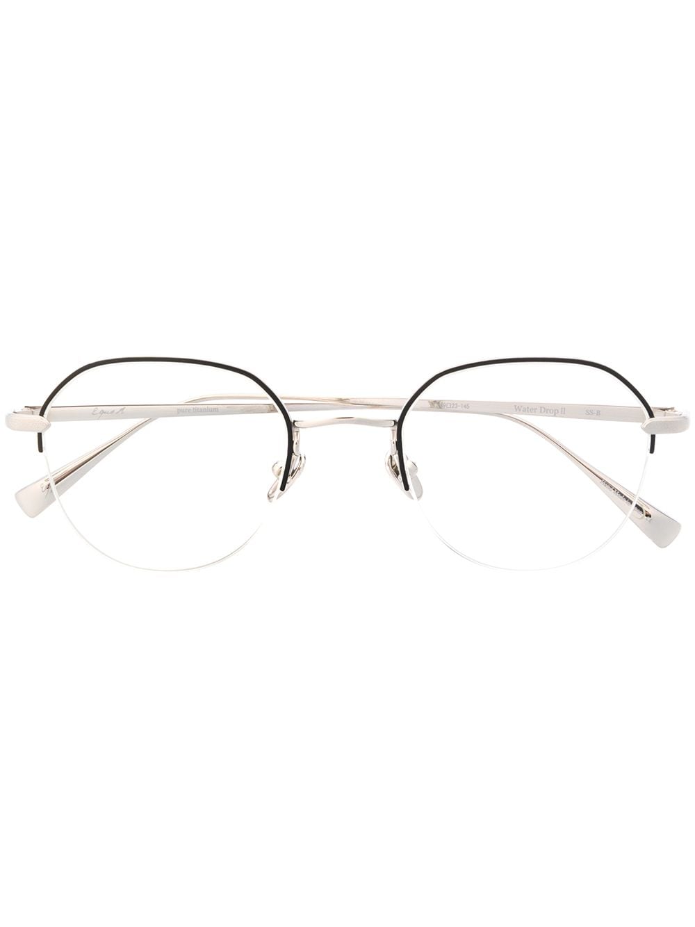 EQUE.M Runde 'Water Drop' Brille - Silber von EQUE.M