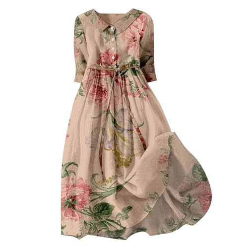 Blusenkleid Damen Lang Blumendruck Hemdblusenkleid Halbarm Damenkleider Sommer Knielang Mode Tunikakleid Freizeitkleid V-Ausschnitt Hemdkleid Bohemian Sommerkleid Casual A-Linie Strandkleid Blusenkleid Damen Lang Blumendruck Hemdblusenkleid Halbarm Damenkleider Sommer Knielang Mode Tunikakleid Freizeitkleid V-Ausschnitt Hemdkleid Bohemian Sommerkleid Casual A-Linie Strandkleid von EQWIGKEIT