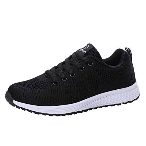 EQWIGKEIT Laufschuhe Damen Sportschuhe Luftpolster Atmungsaktiv Turnschuhe rutschfeste Sneaker Licht Mesh-Oberfläche Straßenlaufschuhe Joggingschuhe Walkingschuhe Fitness Schuhe #1 von EQWIGKEIT