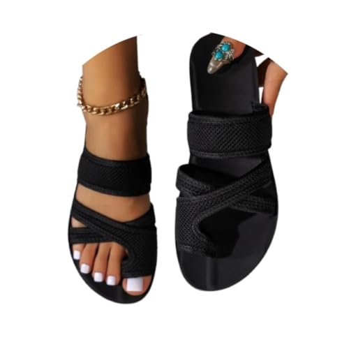 EQWIGKEIT Sandalen Damen Sommer Mesh Strandsandalen Bequeme Orthopädische Big Toe Hallux Valgus Schuhe Strand Flip Flops Frauen Zehentrenner Sandaletten Pantoletten EQWIGKEIT Sandalen Damen Sommer Mesh Strandsandalen Bequeme Orthopädische Big Toe Hallux Valgus Schuhe Strand Flip Flops Frauen Zehentrenner Sandaletten Pantoletten von EQWIGKEIT