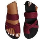 EQWIGKEIT Sandalen Damen Sommer Mesh Strandsandalen Bequeme Orthopädische Big Toe Hallux Valgus Schuhe Strand Flip Flops Frauen Zehentrenner Sandaletten Pantoletten von EQWIGKEIT