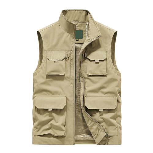 EQWIGKEIT Weste Herren Sommer Atmungsaktiv Freizeitweste Ärmellose Arbeitsweste Mit Multi Taschen Multifunktionsweste Wanderweste Leicht Herrenwesten Outdoor Sommerweste Sport Anglerweste EQWIGKEIT Weste Herren Sommer Atmungsaktiv Freizeitweste Ärmellose Arbeitsweste Mit Multi Taschen Multifunktionsweste Wanderweste Leicht Herrenwesten Outdoor Sommerweste Sport Anglerweste von EQWIGKEIT